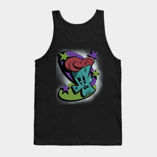 Rock n roll skull Tank Top